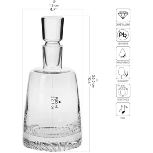 KROSNO Fiord – zestaw karafka i szklanki do whisky