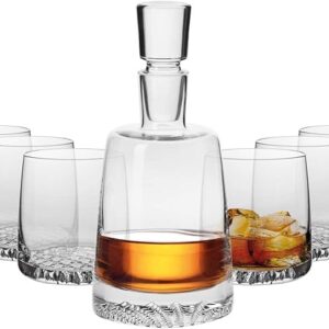 KROSNO Fiord – zestaw karafka i szklanki do whisky