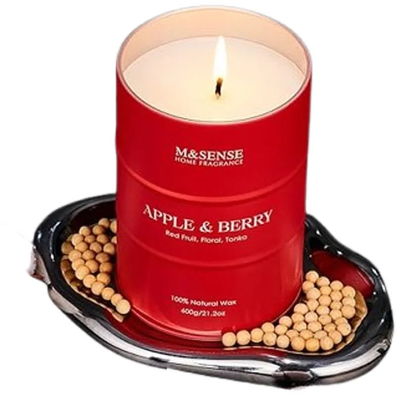 M&SENSE – świeca zapachowa Jabłko & Jagody 600 g - obrazek 2