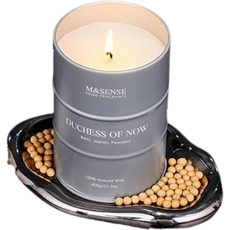 M&SENSE – świeca zapachowa Bergamotka & Jaśmin 600 g - obrazek 2