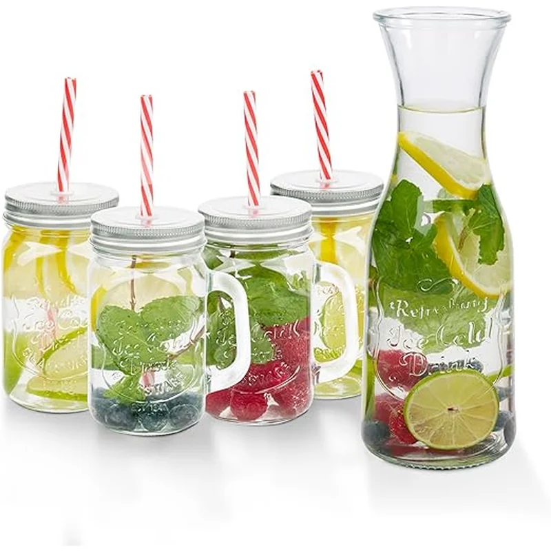 Alpina – zestaw 6 szklanek z karafką - obrazek 4