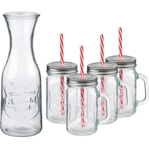 Alpina – zestaw 6 szklanek z karafką